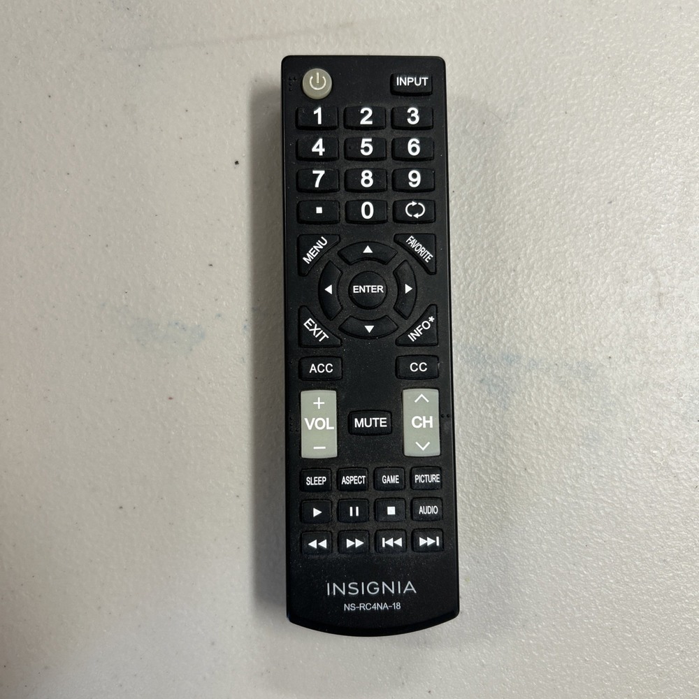 Insignia - NS-RC4NA-18 Remote Control Tested